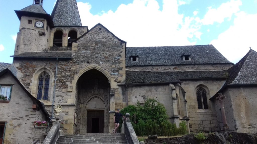 Estaing Aveyron Église Saint-Fleuret